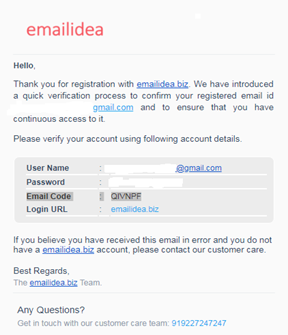 verify email address