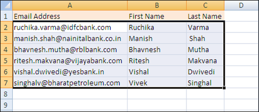 Paste your contact information